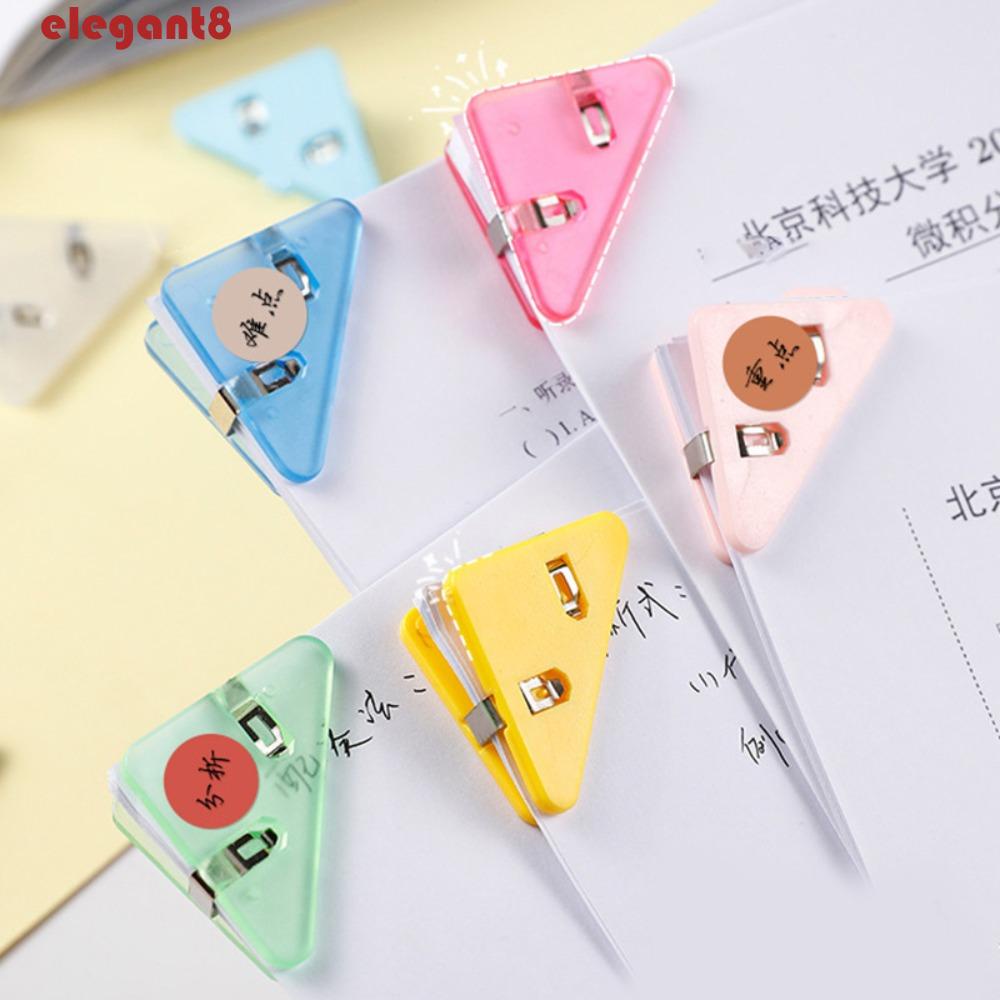 Set 10 Kẹp Giấy Cố Định Góc Đa Năng Dành Cho Học Sinh
