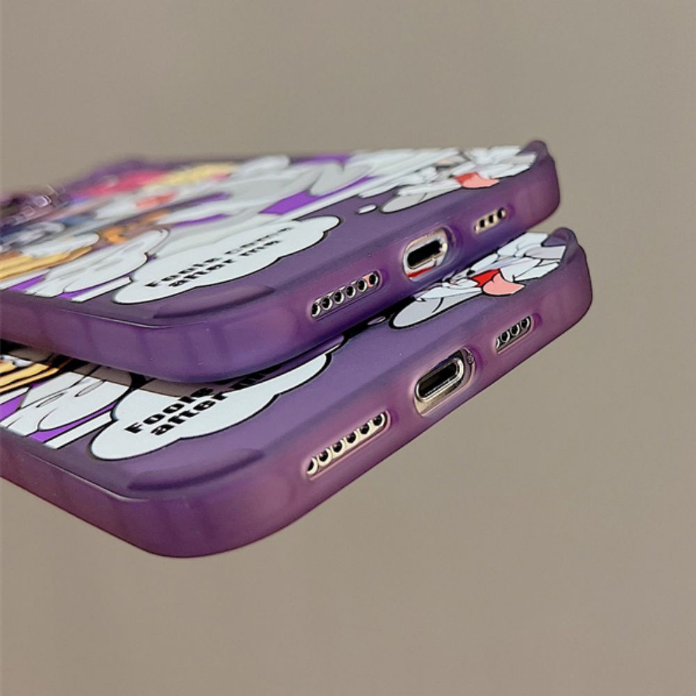 Ốp Điện Thoại Họa Tiết Hoạt Hình Bugs Bunny Cho IPhone 11 14 13 12 Pro Max XS XR 7 8 Plus