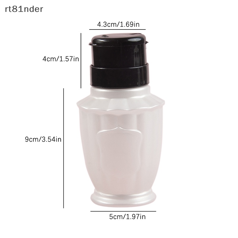 Rt Chai Nhựa Rỗng Đựng Dung Dịch Tẩy Sơn Móng Tay Có Thể Đổ Đầy