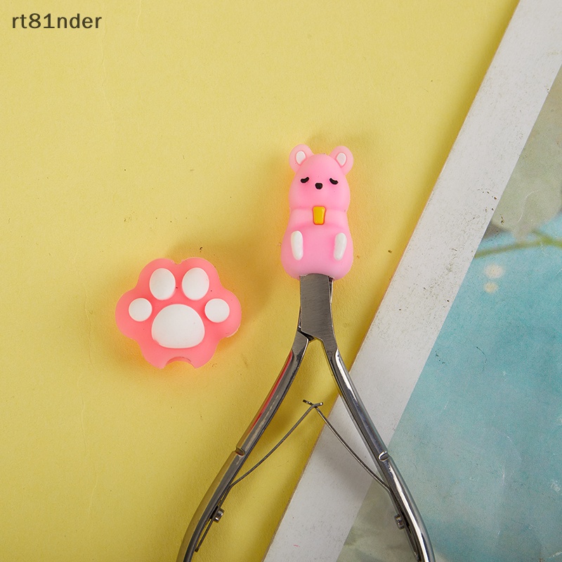 Rt Nắp Silicon Bảo Vệ Kềm Cắt Móng Tay Hình Động Vật Hoạt Hình