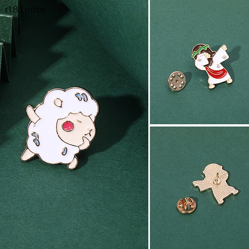 Rt Ghim Cài Áo Tráng Men Họa Tiết Hoạt Hình Jesus Believer Phối Cầu Nguyện n