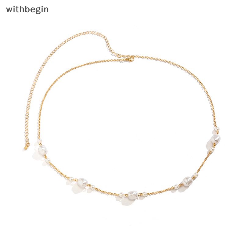 Chuỗi Ngọc Trai Đeo Thắt Lưng Nhiều Lớp Thời Trang Đi Biển Cho Nữ