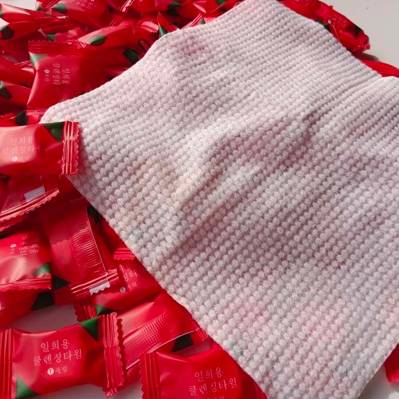 Khăn tay nén cotton Kích thước nhỏ 22x20 Cm Di động dùng một lần MJ07
