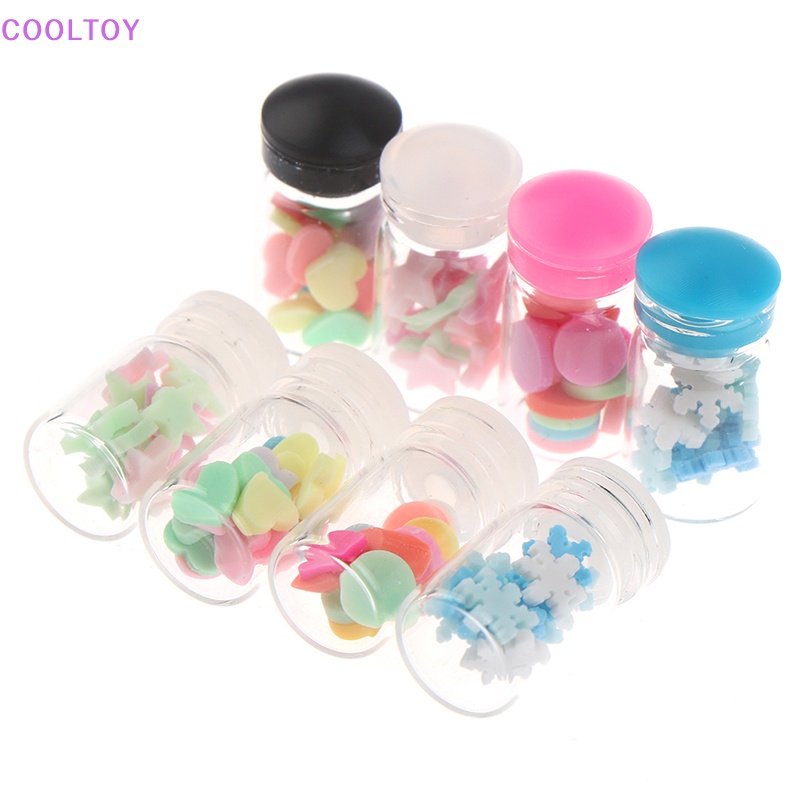 Set 4 Hũ Thủy Tinh Đựng Kẹo 1: 12 Trang Trí Nhà Búp Bê