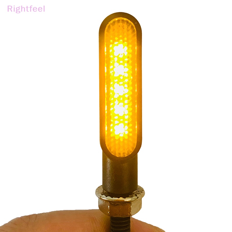 2 Đèn Xi Nhan 6 Bóng LED Mini Màu Hổ Phách Mới Dành Cho Xe Mô Tô