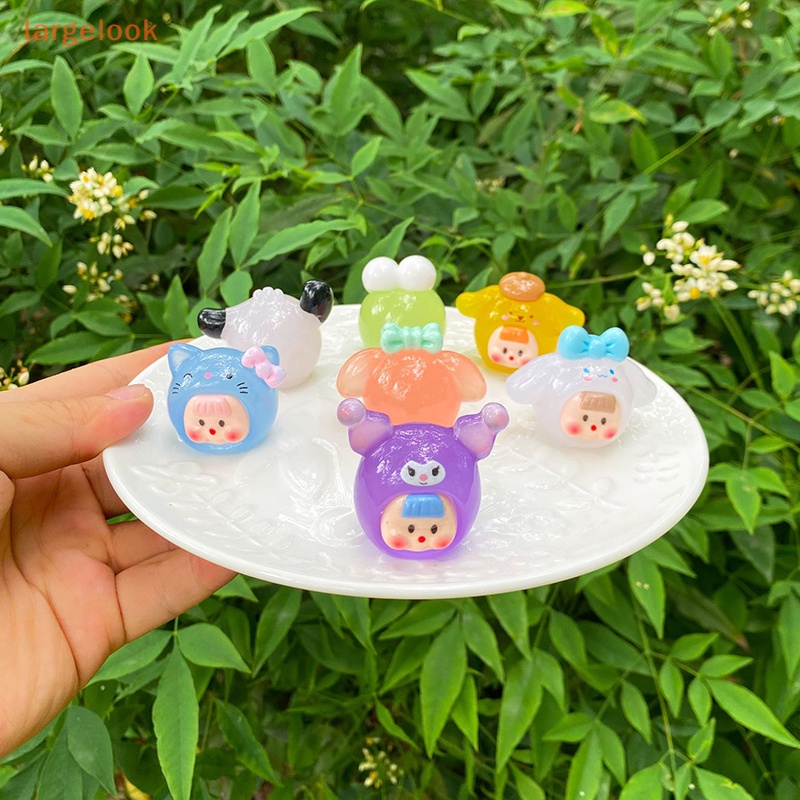 1 Búp Bê Kuromi Mini Phát Quang Dễ Thương Dùng Trang Trí Xe Hơi