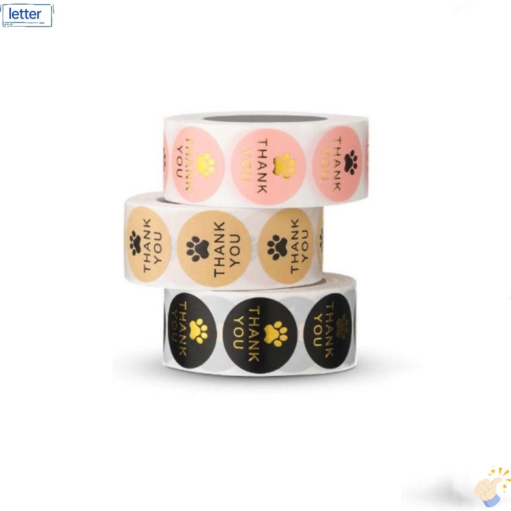 Nhãn Dán Tự Dính Hình Tròn Bằng Giấy Kraft Trang Trí Tiệc