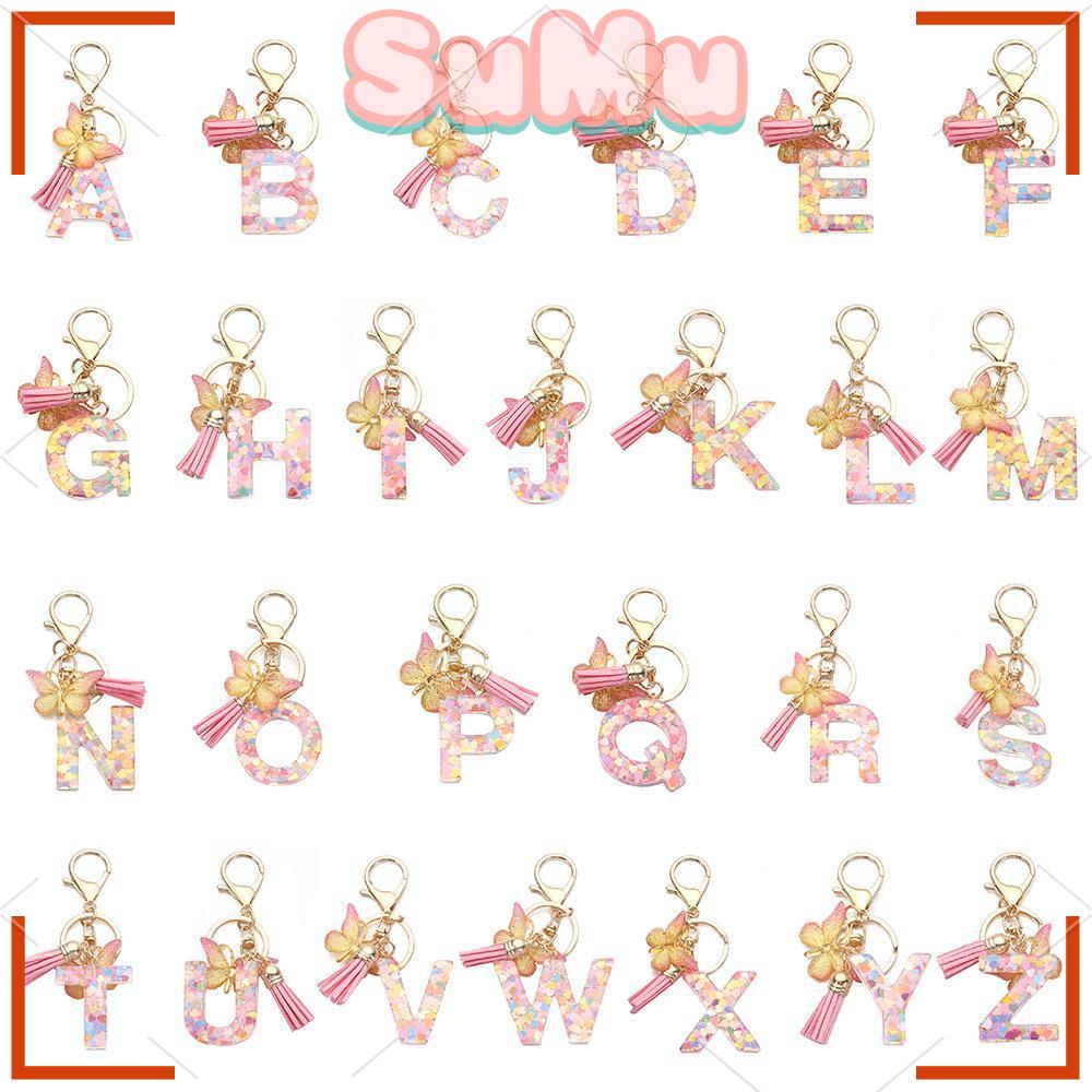 Móc Khóa Gắn Núm Tua In Chữ SUMU Sáng Tạo Thời Trang