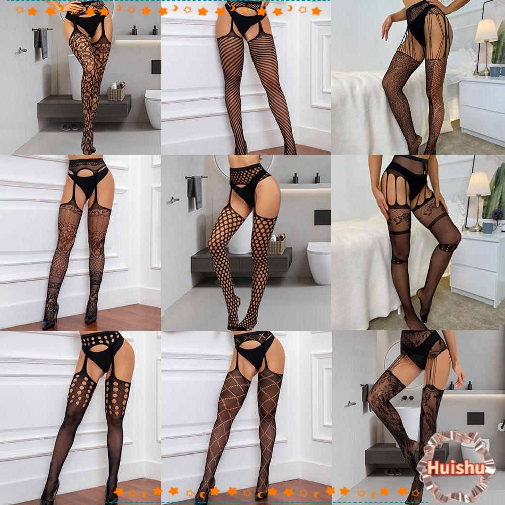Quần Tất Lưới Dài Màu Đen Quyến Rũ Thời Trang Cho Nữ