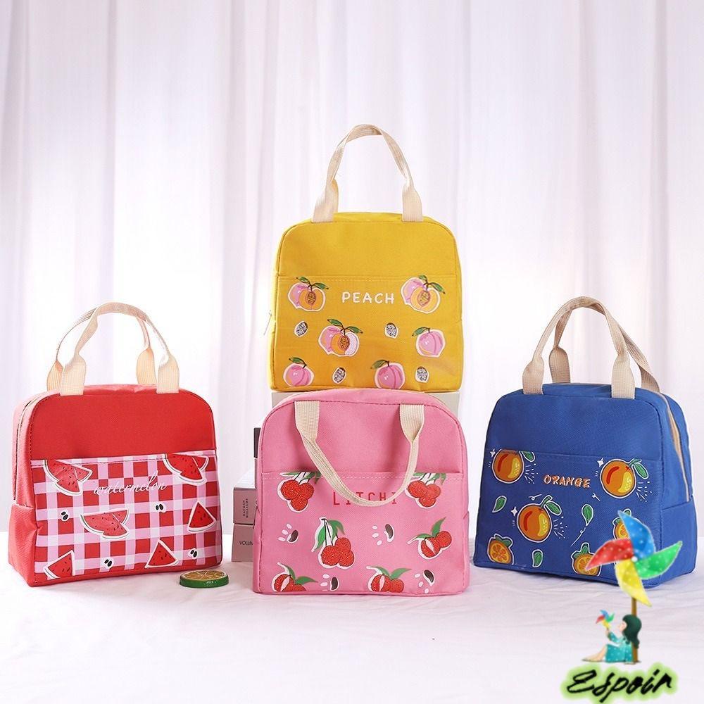 Túi Giữ Nhiệt Họa Tiết Trái Cây Hoạt Hình Xinh Xắn