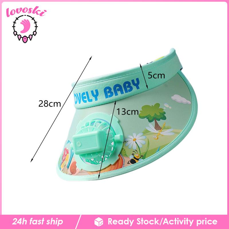 Mũ Chống Nắng Tích Hợp Quạt Tiện Dụng Cho Nam Và Nữ