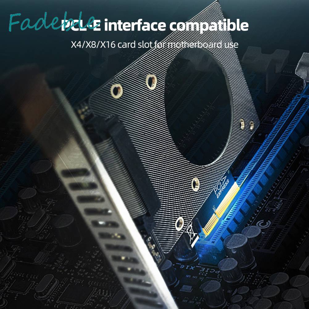 Thẻ Mở Rộng U.2 SFF-8639 Sang PCI-E X4 4000MB / s GEN4 Chuyên Dụng