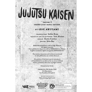 Jujutsu Kaisen 3 (English Edition)