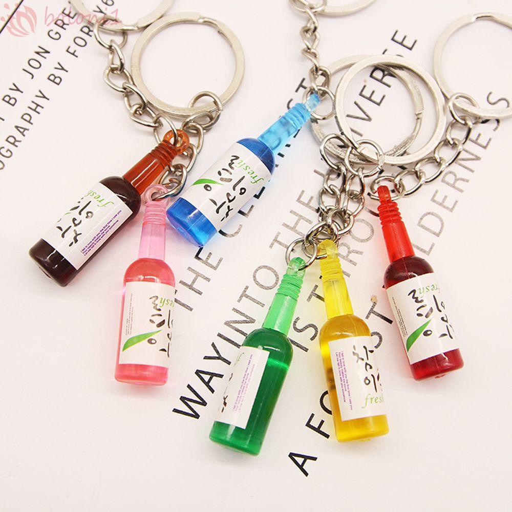 Móc Khóa Hình Lon Rượu Soju Thời Trang