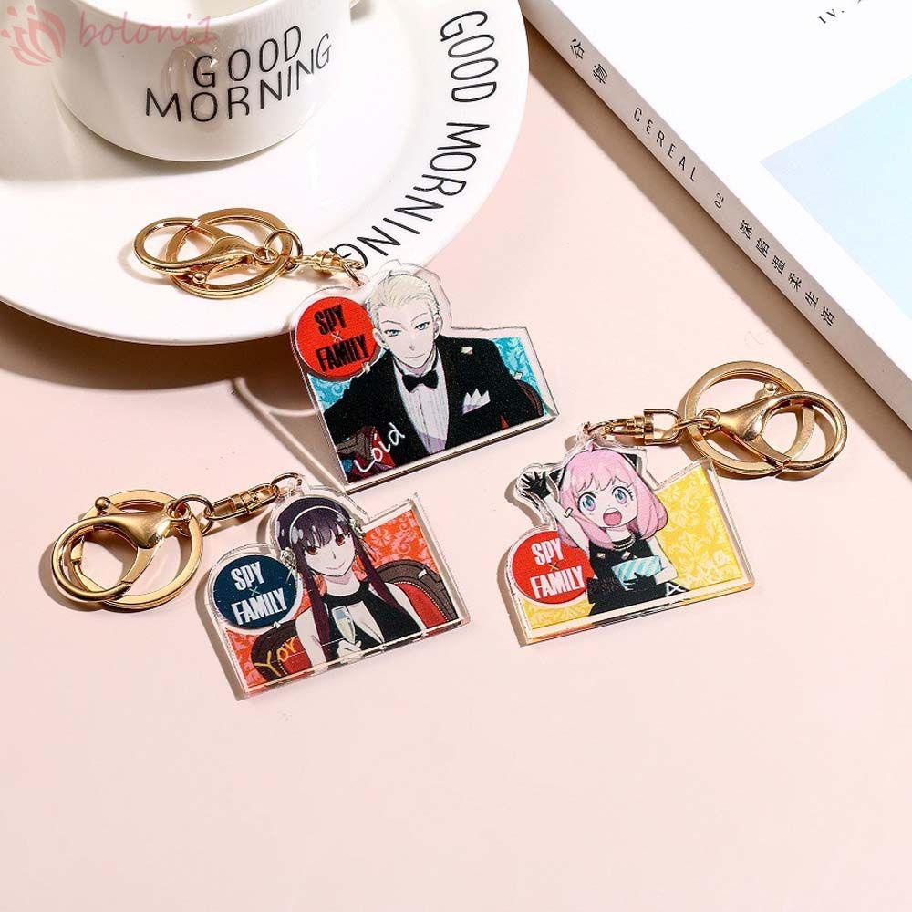 Móc Khóa Hình Nhân Vật Truyện Tranh Hai Mặt Bằng Acrylic