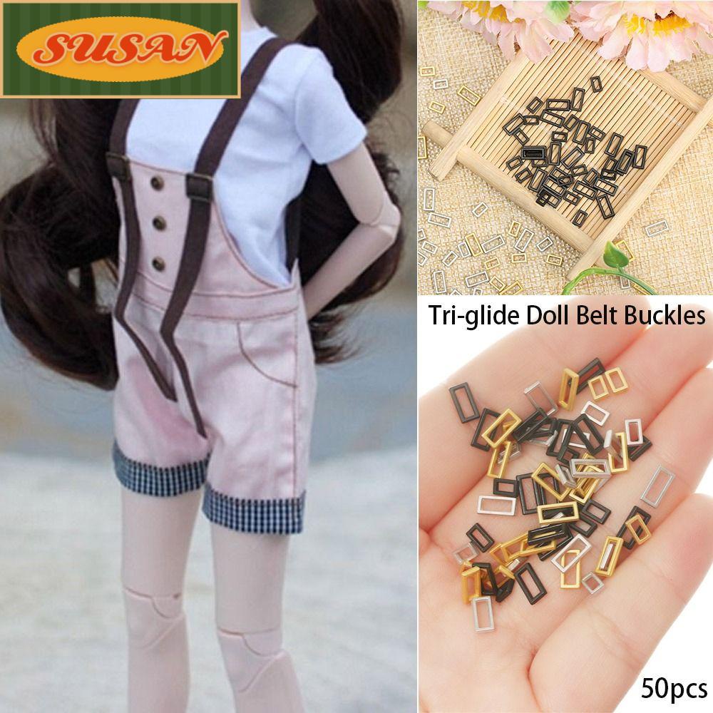 Susans Set 50 Khóa Ba Cánh Mini Siêu Nhỏ Cho Búp Bê Nhồi Bông Đồ Chơi