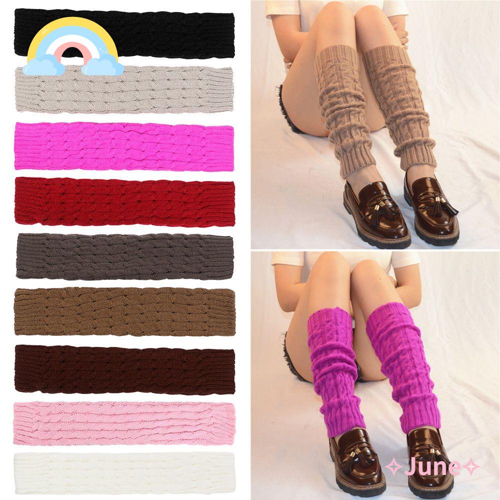 Vớ Ống Chân Giữ Ấm Đính Nút Thời Trang Cho Nữ