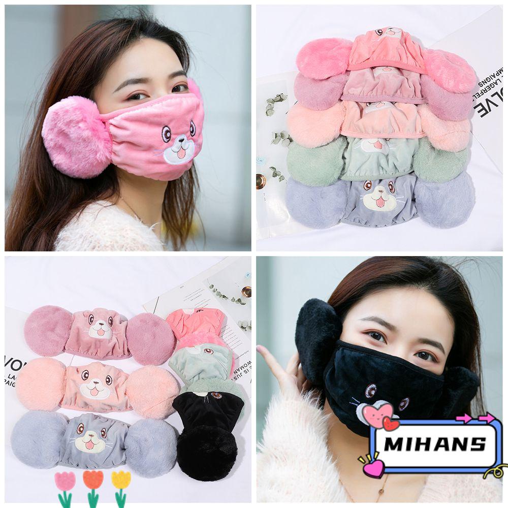 Bông Chụp Tai Giữ Ấm Kiểu Hoạt Hình Đáng Yêu Cho Nam Nữ