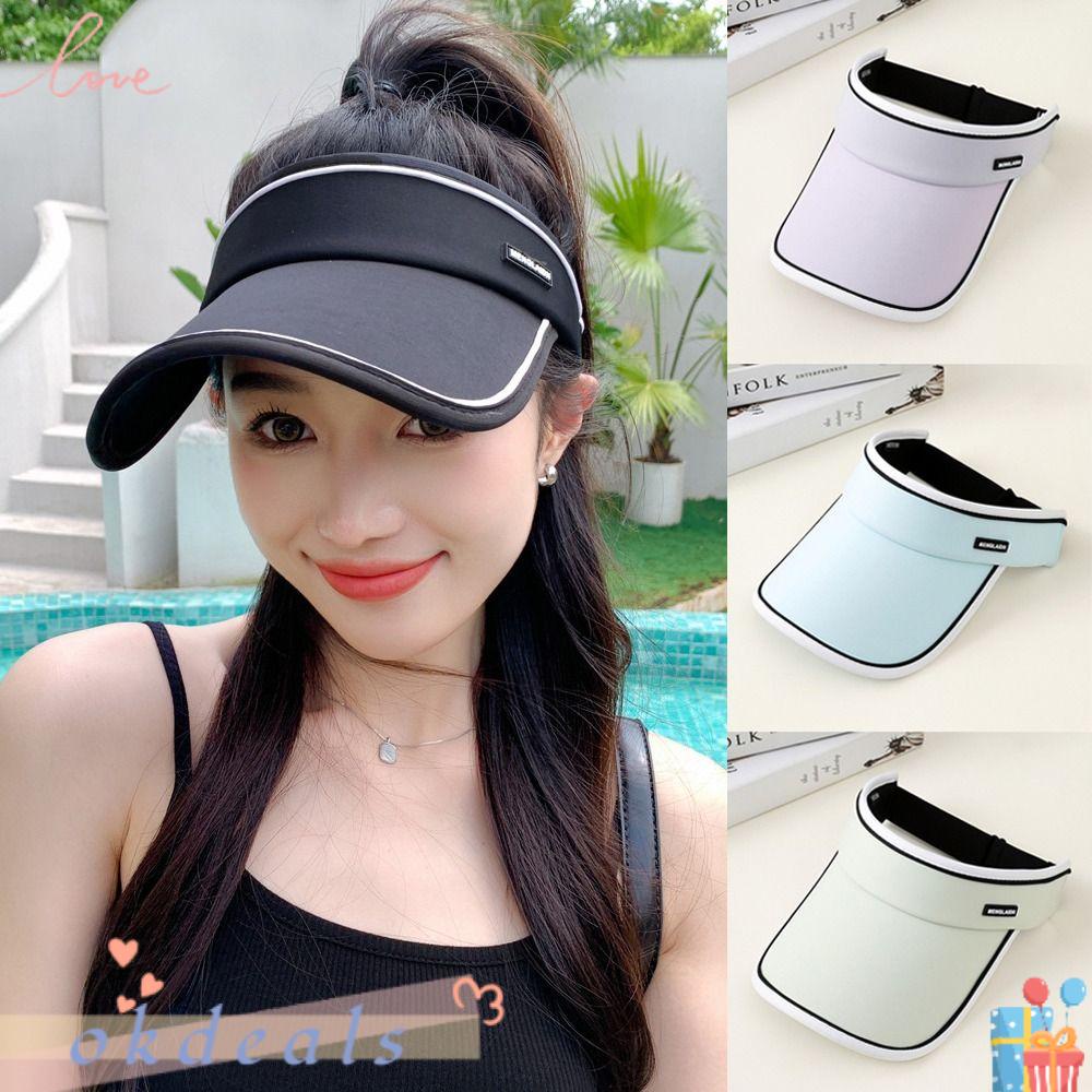 Mũ Lưỡi Trai Chống Nắng Chống Tia UV Hở Chóp Có Thể Điều Chỉnh Kích Cỡ Cho Nữ