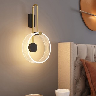 Aimi bắc âuđèn ngủ treo tường hiện đại đèn cầu thang phòng khách đèn treo tường trang trí