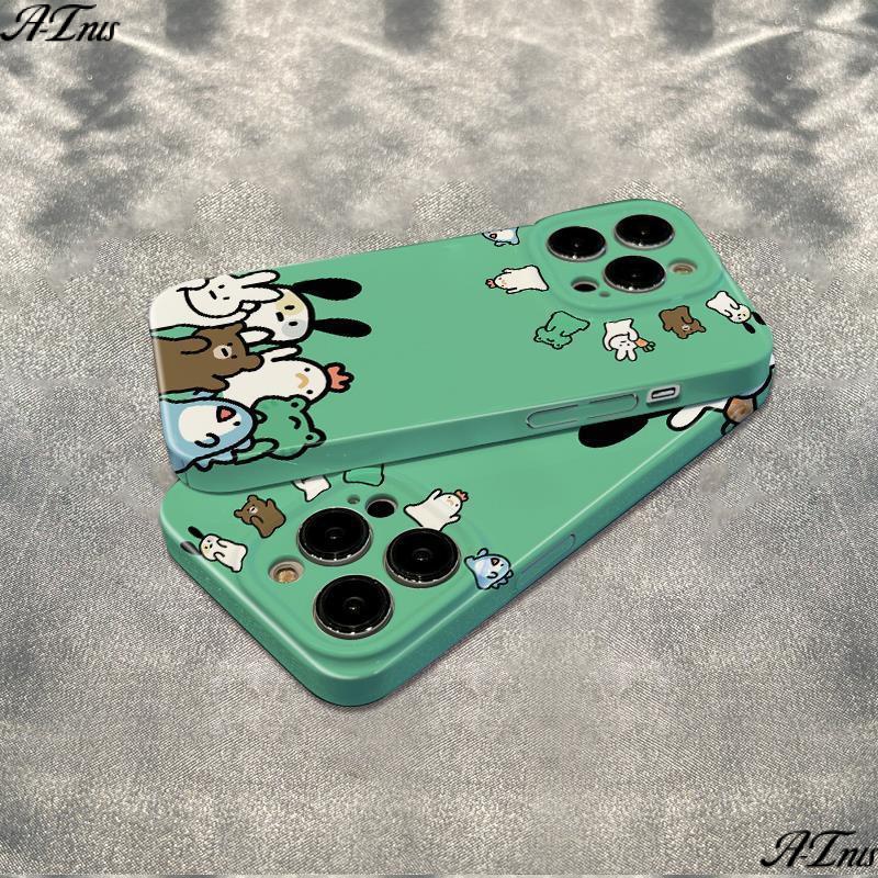 Ốp Điện Thoại Mềm Chống Sốc Hình Động Vật Cho Iphone 14promax 13 12 11 6In 78plus FJ9O