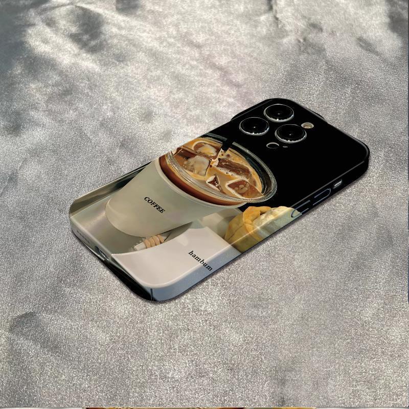 Ốp Điện Thoại Cao Cấp Chống Sốc Màu Cà Phê 6In Cho Iphone 6In121114Ốp Điện Thoại Thiết Kế Đơn Giản Thời Trang Cho Pro78 Simple plus13 Utt 13