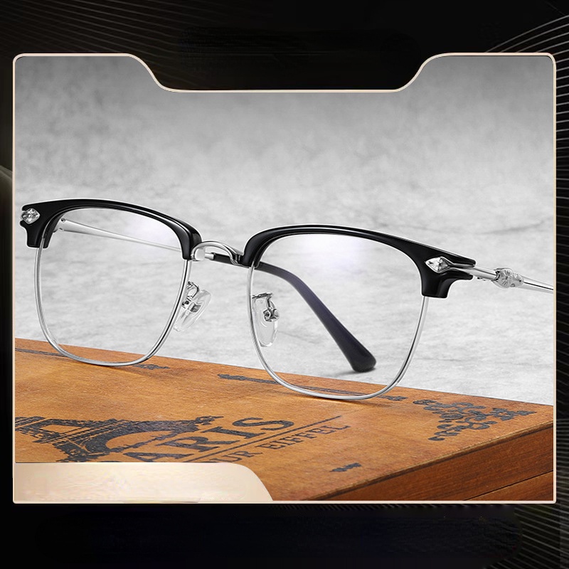 [-0°~-600°Mắt Kính Chống Bức Xạ Thời Trang Cho Nam