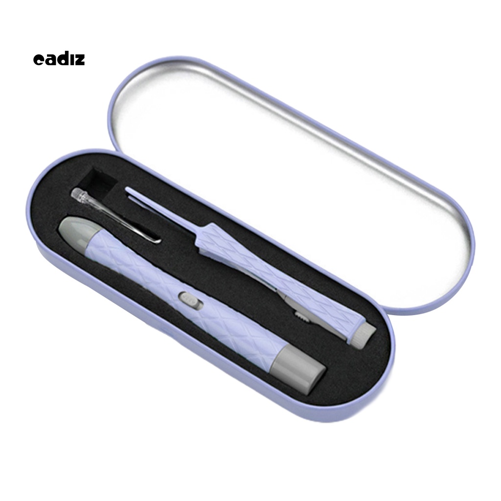 1 Bộ Dụng Cụ Lấy Ráy Tai Cầm Tay Bằng Thép Không Gỉ Có Thể Tái Sử Dụng Pin Sạc USB