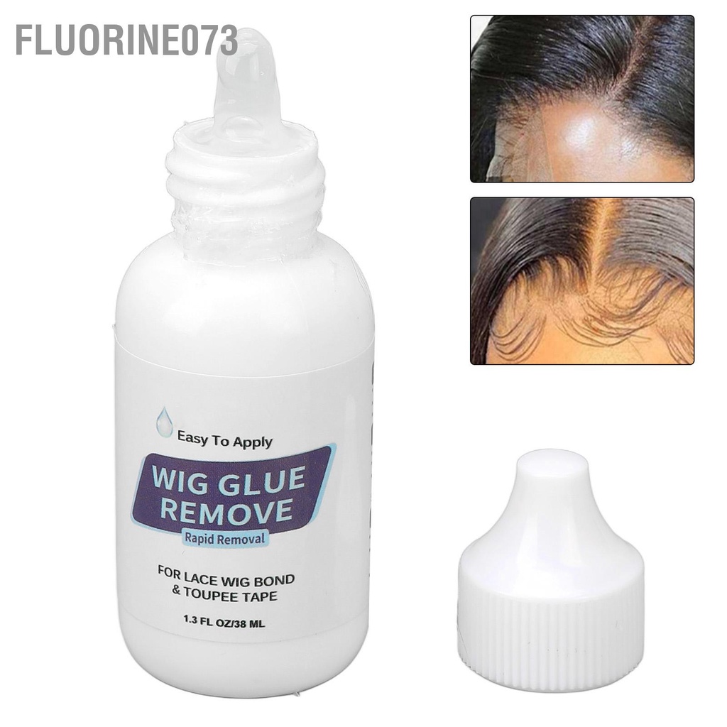 Fluorine073 2 Chiếc Tóc Giả Keo Tẩy An Toàn Nhẹ Nhàng Di Động Chuyên Nghiệp Cá Nhân Sử Dụng 38Ml