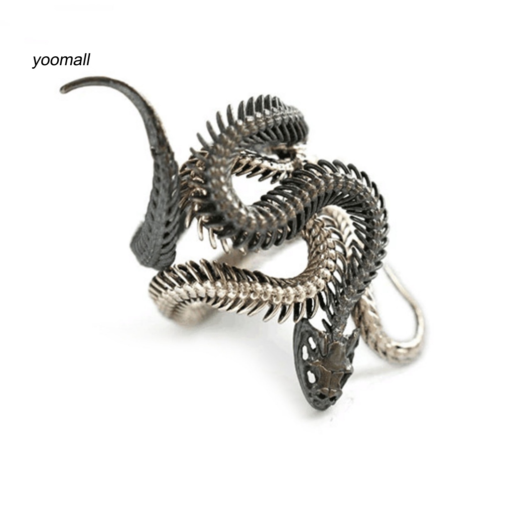 Set 2 Nhẫn Đồng Hình Rắn Màu Sắc Tùy Chỉnh Thời Trang Cho Nam