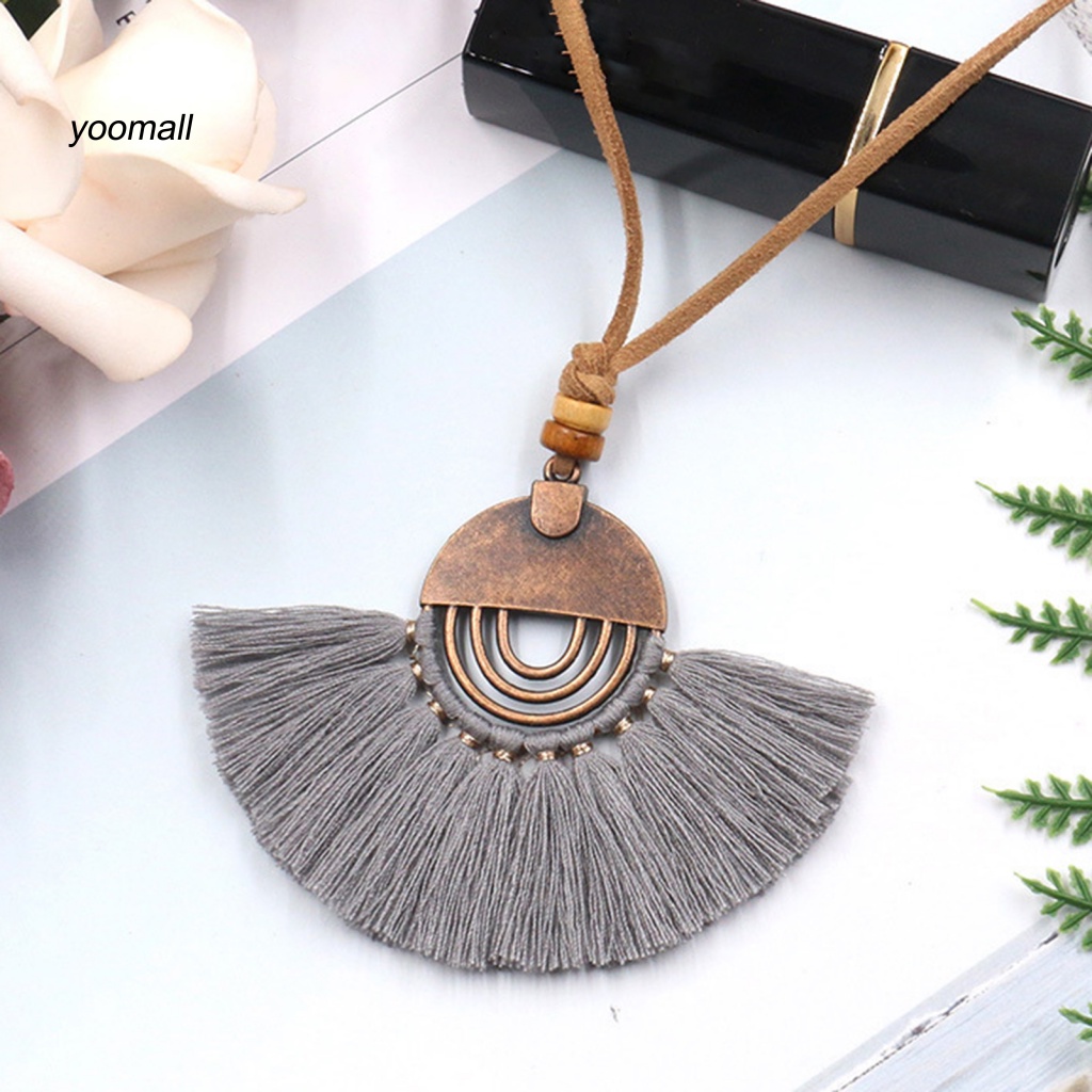 Vòng Cổ Tua Rua Bằng Hợp Kim Phong Cách Bohemian Thời Trang Cho Nữ