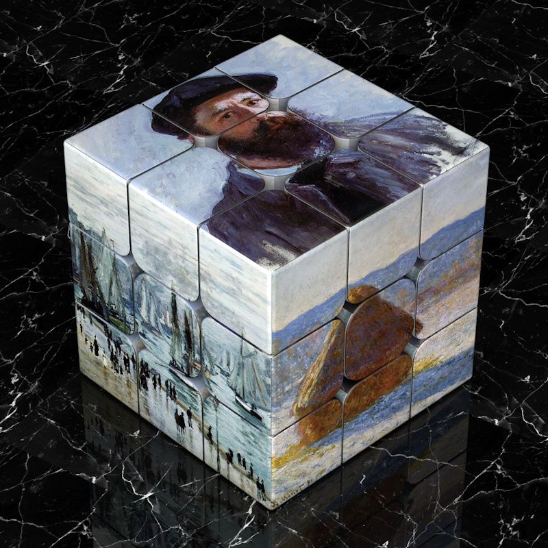 Đồ chơi khối Rubik  3x3  hoa văn sáng tạo Đồ Chơi Xả Stress