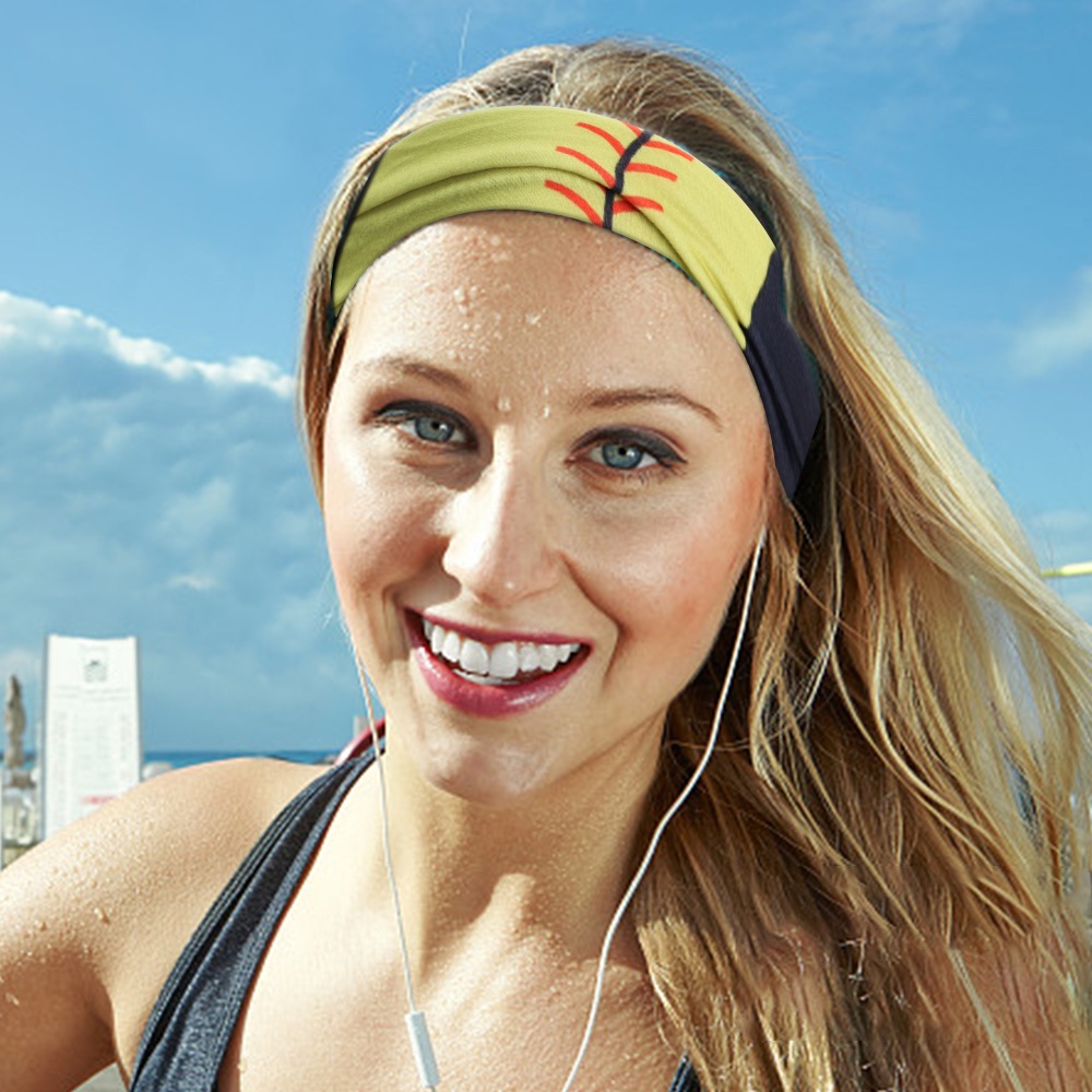 Băng Đô Thể Thao Chống Trượt Thấm Hút Mồ Hôi Thoáng Khí Cho Nữ