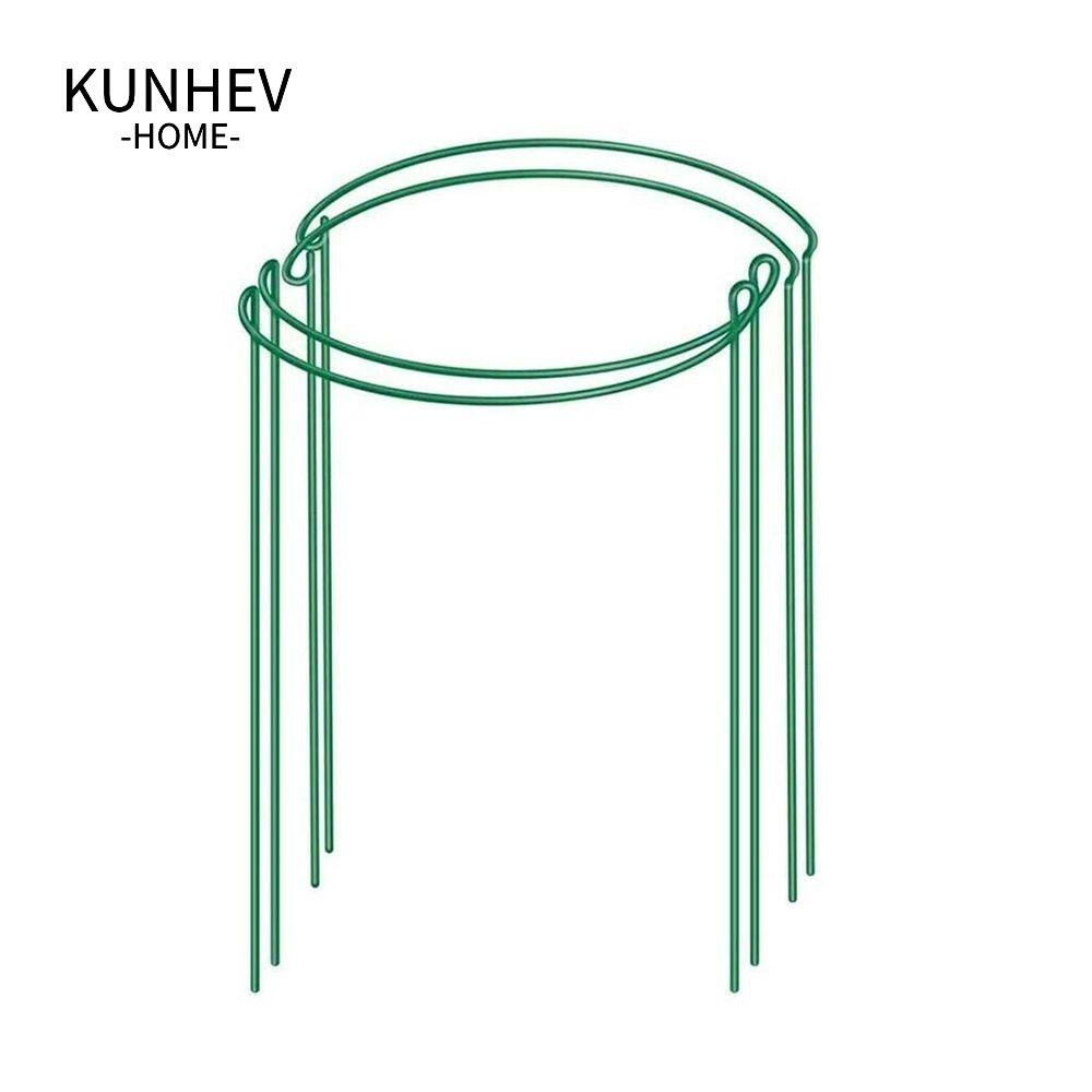 KUNHEV Set 4 Hàng Rào Kim Loại Hỗ Trợ Trồng Cây Sân Vườn