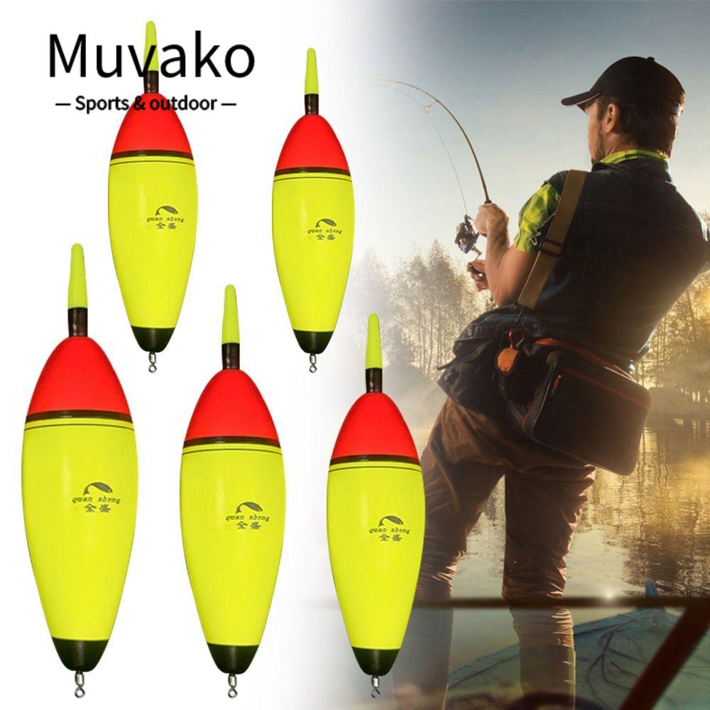 MUVAKO Phao Nổi Câu Cá Ban Đêm Bằng Nhựa Chất Lượng Cao