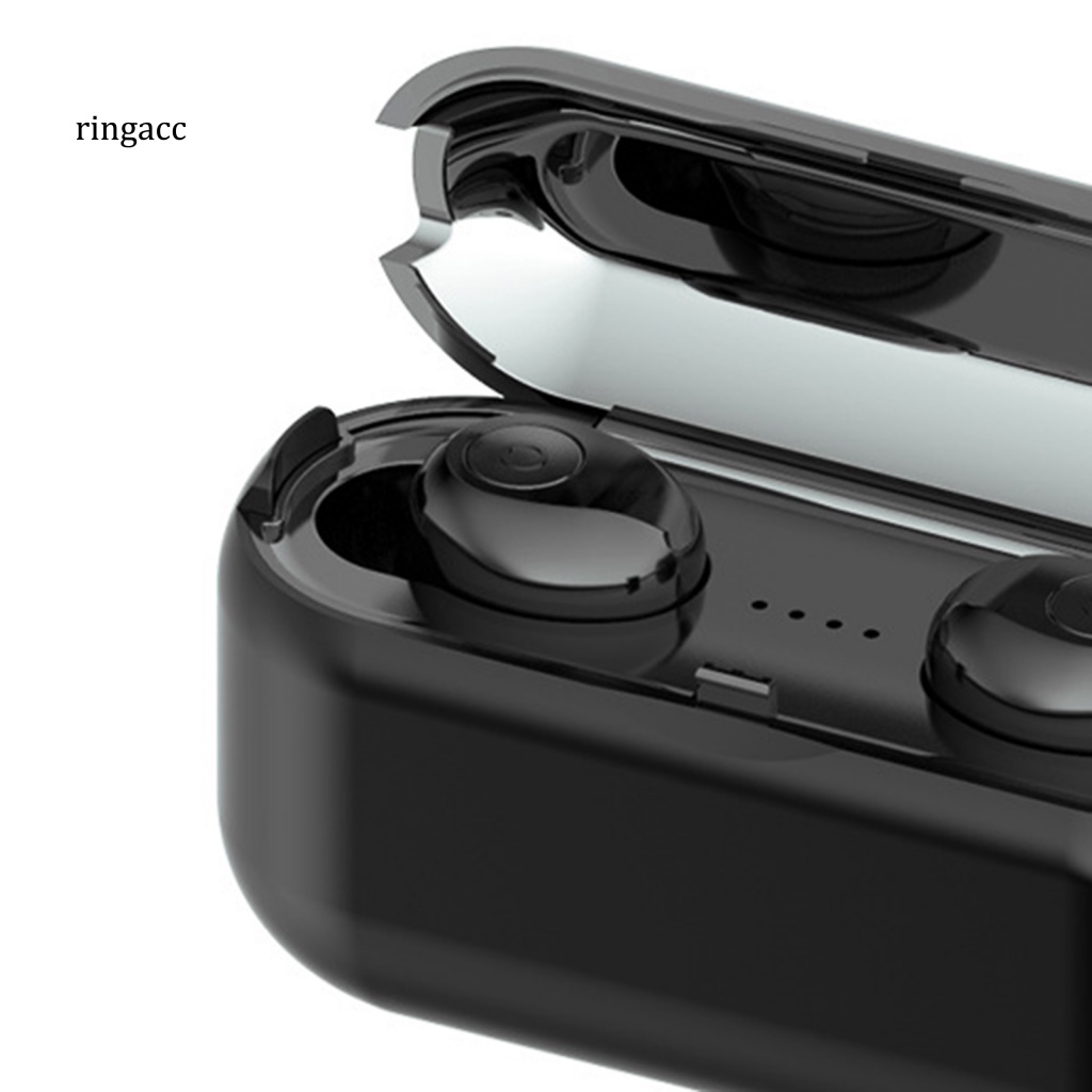 1 Cặp Tai Nghe Nhét Tai Không Dây Bluetooth RGA F9 ABS Chống Thấm Nước Có Thể Thay Đổi 50