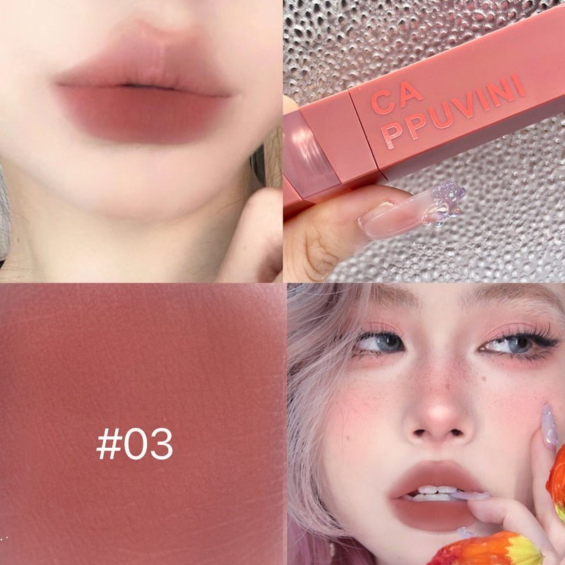 Son Môi Cappuvini Chống Thấm Nước Lâu Trôi Không Dễ Phai Màu