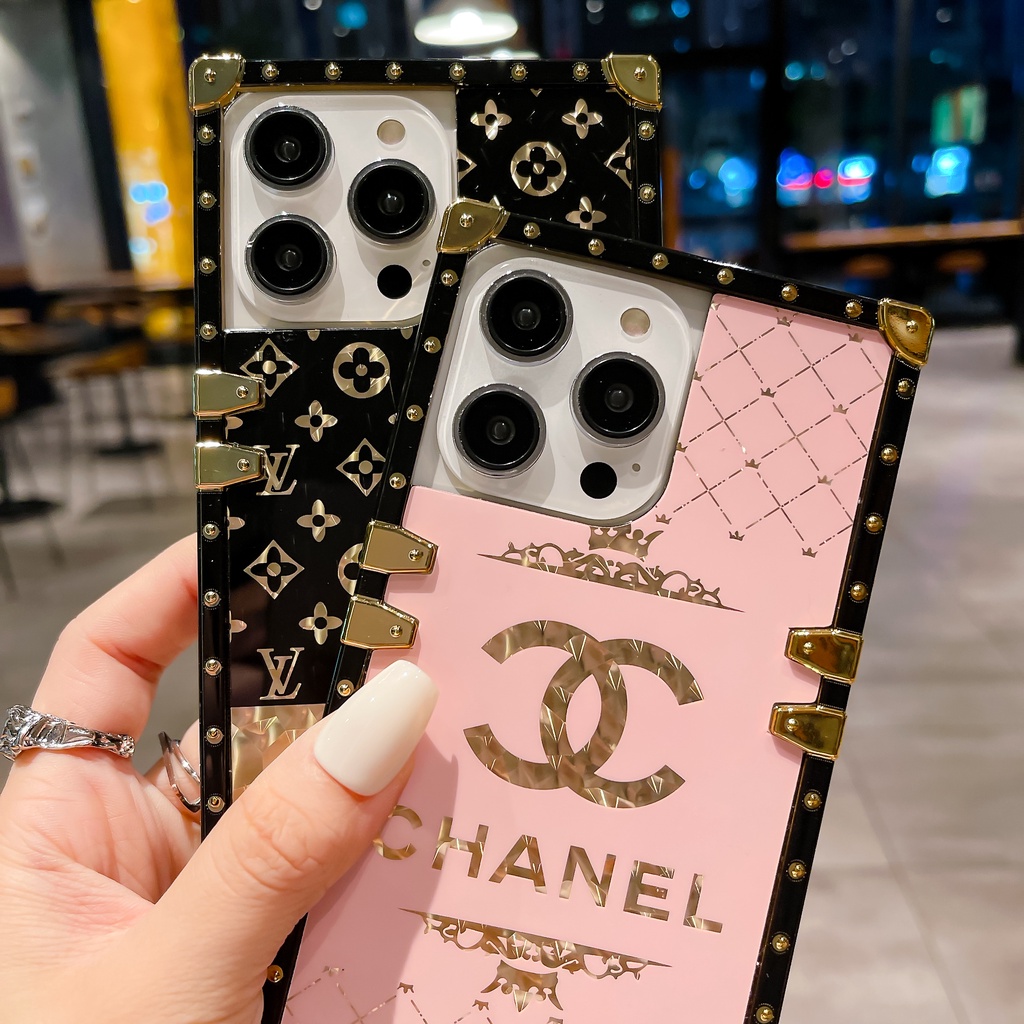 Ốp Điện Thoại Vuông Hình Nhãn Hiệu Thời Trang Cho Samsung Galaxy Note 20 Ultra Note 10 Plus Note 9 S20 + S10 Plus