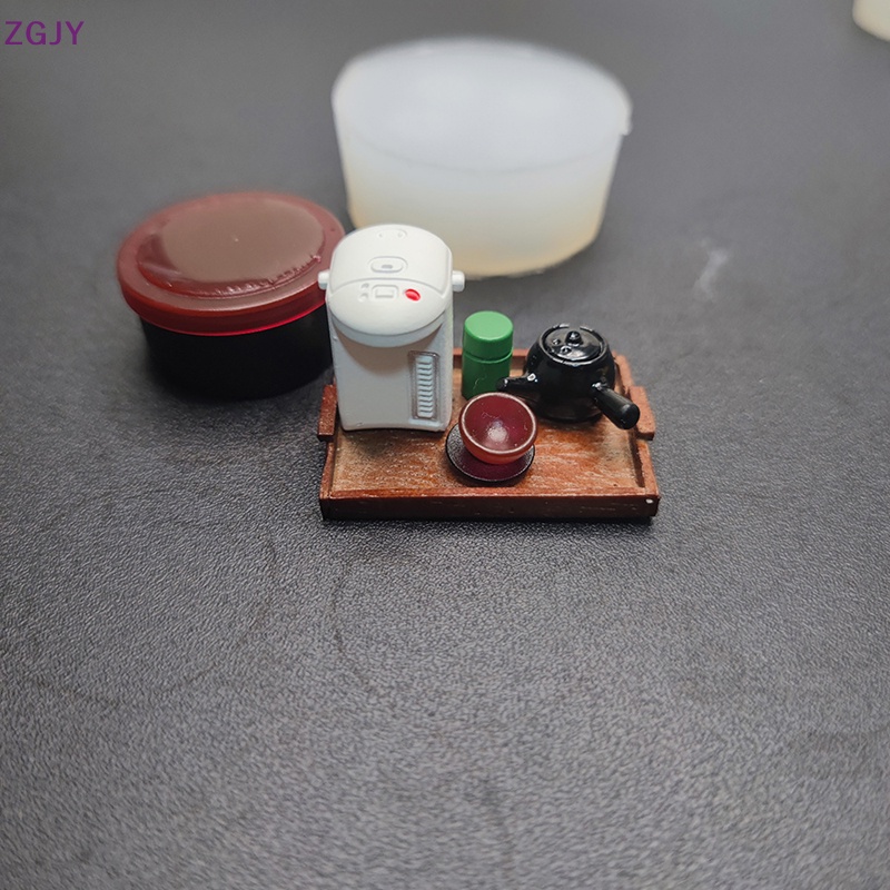 Khuôn Silicon Tạo Hình Ấm Trà Mini Trang Trí Nhà Búp Bê Mới
