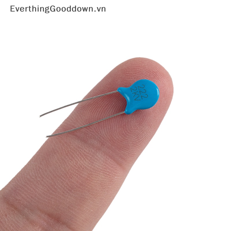 Set 100 Tụ Điện Gốm 2Kv 222 In-Line 2.2nf Chuyên Dụng