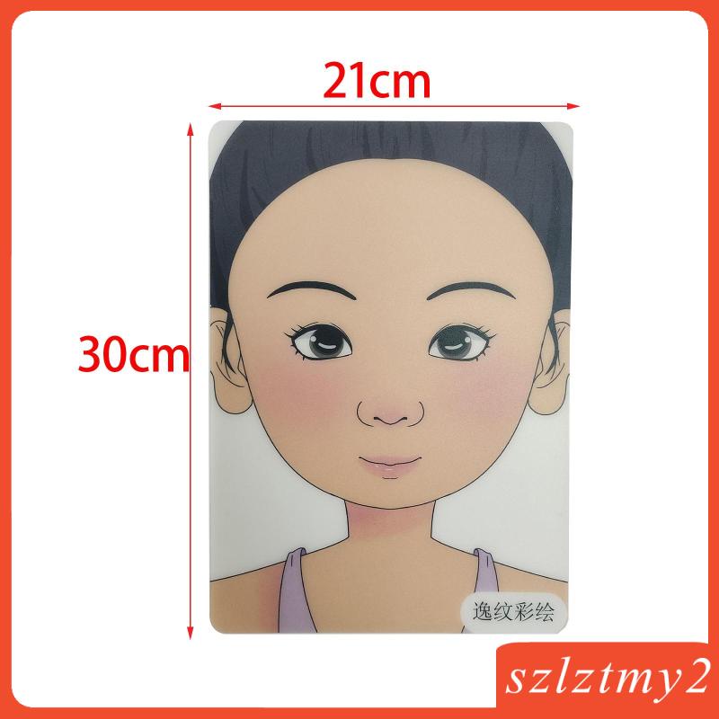 Khuôn Vẽ Trang Điểm Tiện Lợi Szlztmy2 Dành Cho Trẻ Em