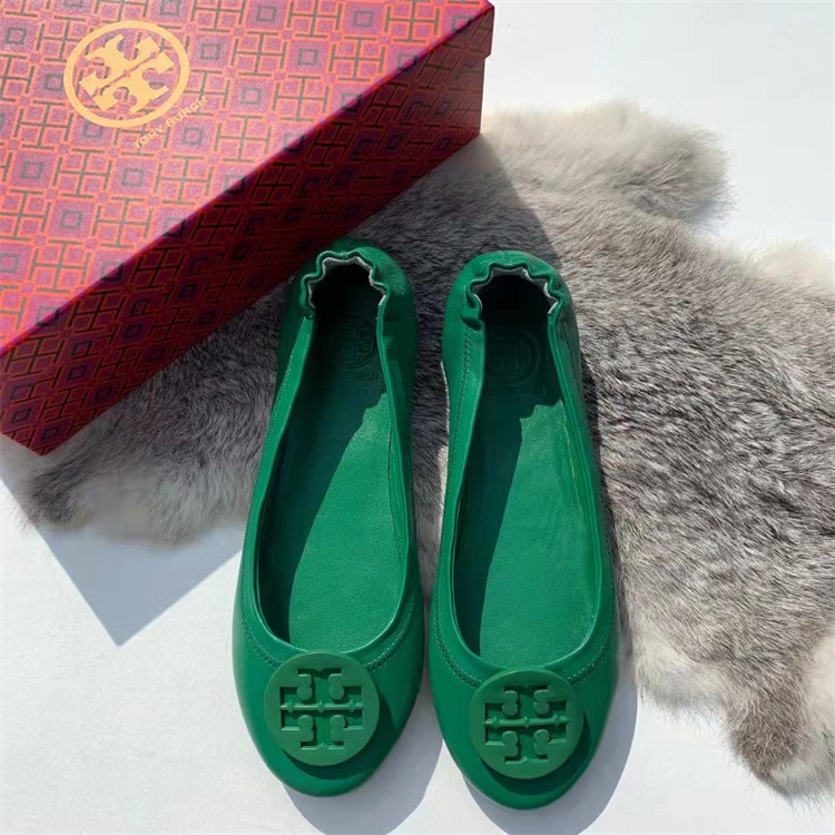 Tory Burch Giày Búp Bê Da Cừu Thời Trang Cho Nữ
