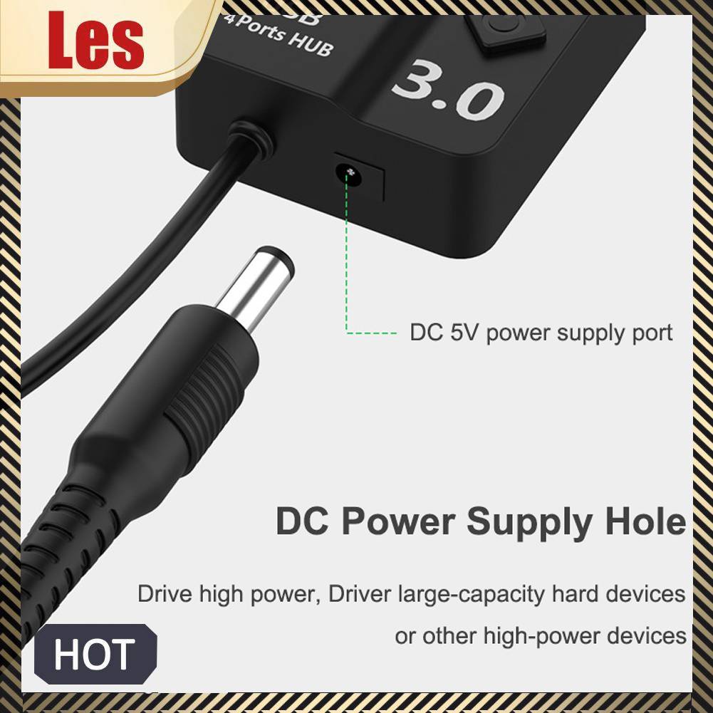 Bộ Chia Cổng USB 3.0 Kèm Công Tắc Nguồn Cho Máy Tính