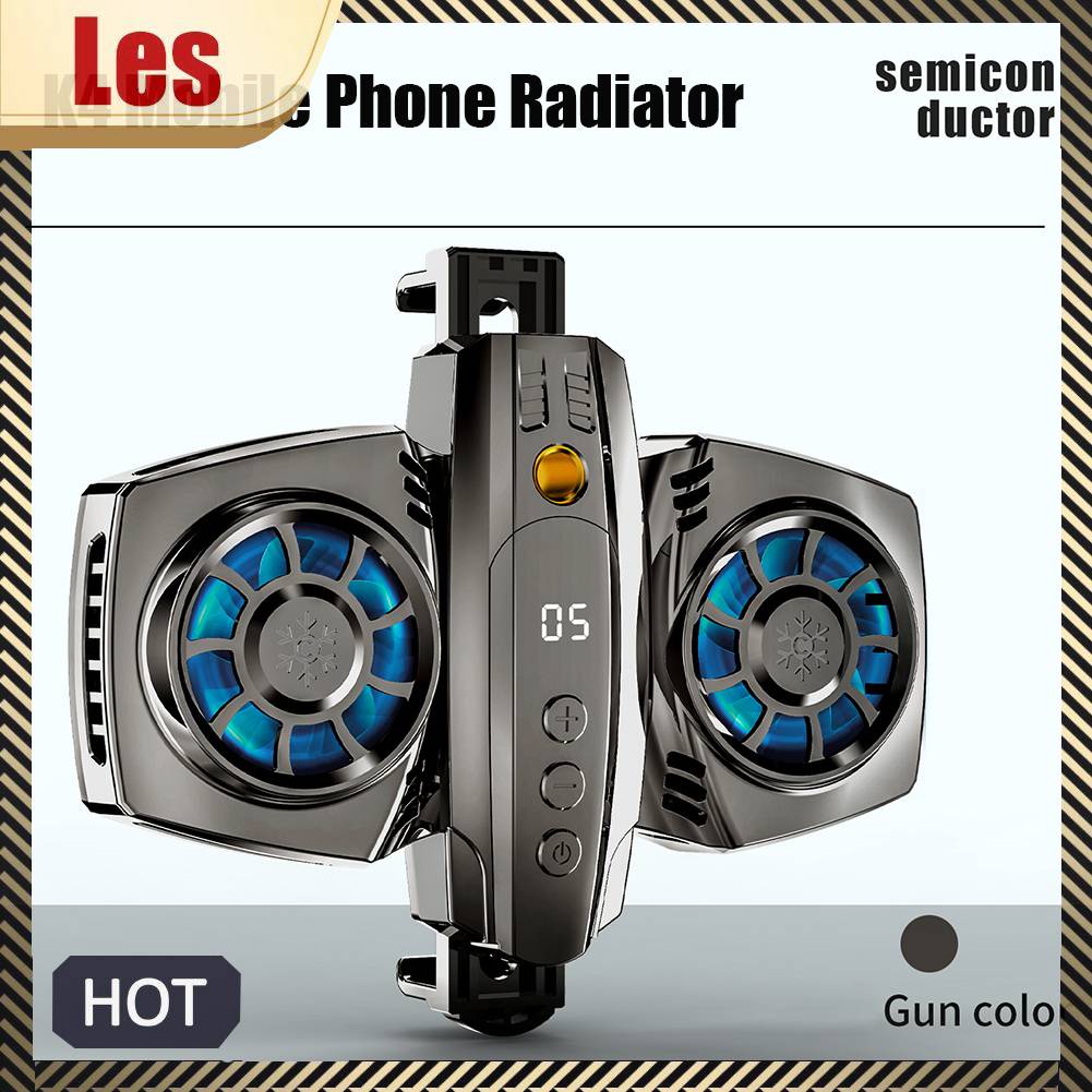 Quạt Tản Nhiệt Chơi Game Điện Thoại Màn Hình Hiển Thị Nhiệt Độ K4