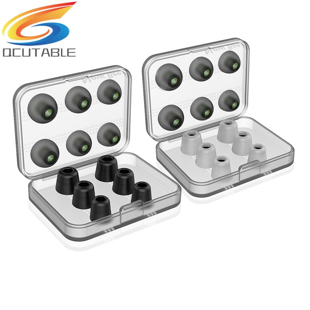 Nút Bọc Tai Nghe Cách Âm Size S M L Bằng Silicone