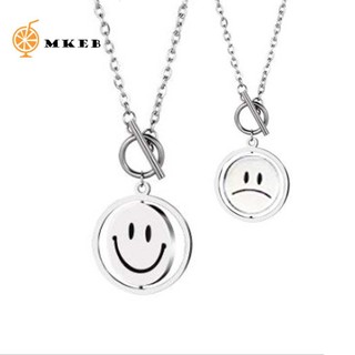 MKEB Chuyền Hình Mặt Cười Phong Cách Harajuku Thời Trang Cho Nam Và Nữ