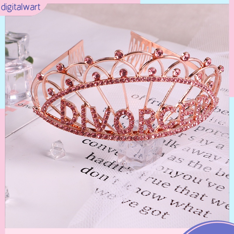 Băng Đô Hình Vương Miện Đính Đá Sang Trọng Cho Nữ