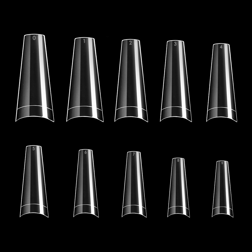 Bộ 500 Móng Tay Giả Trong Suốt Nhiều Kích Cỡ Cho Nữ