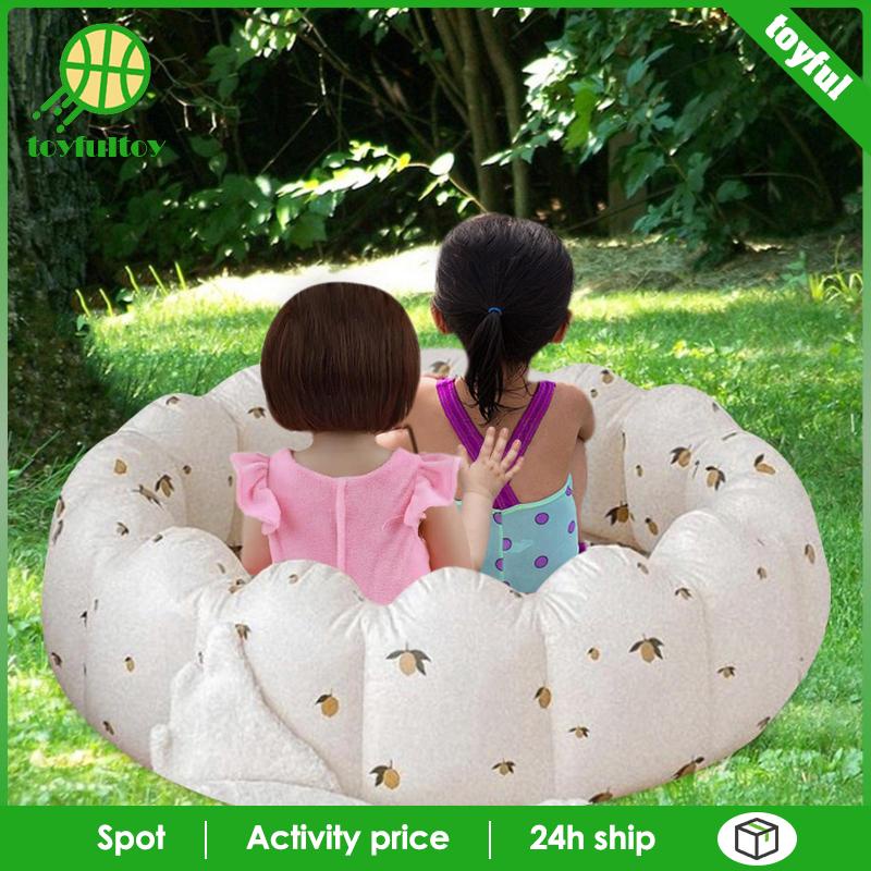 Hồ Bơi Bơm Hơi Mềm Mại Hình Cánh Hoa Cho Bé