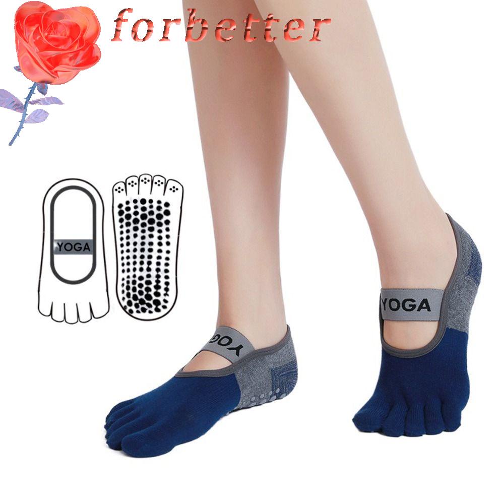 FORBETTER Vớ Múa Ba Lê Bằng Silicone Co Giãn Chống Trượt Họa Tiết Chấm Bi Dành Cho Nữ